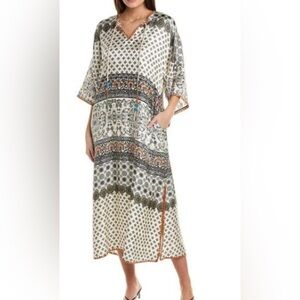 JOHNNY WAS COREY TWILL 👗 DRESS BRAND NEW MULTI COLOR SIZE XL